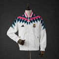Real Madrid White, Green, And Pink Windbreaker