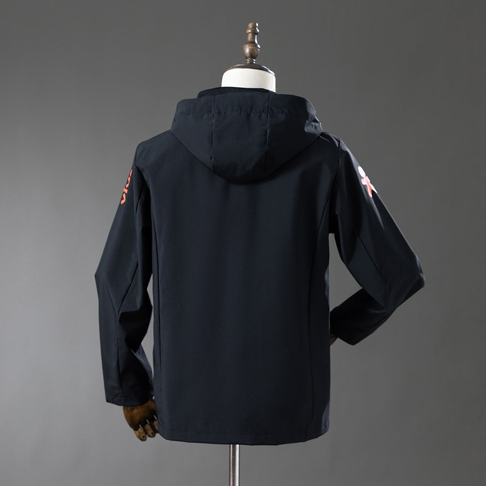 Brazil Black Windbreaker