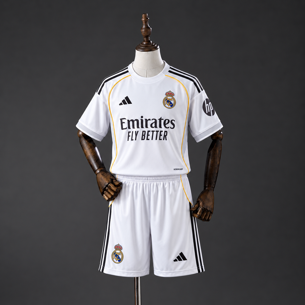 25/26 Real Madrid Home Kids Kit