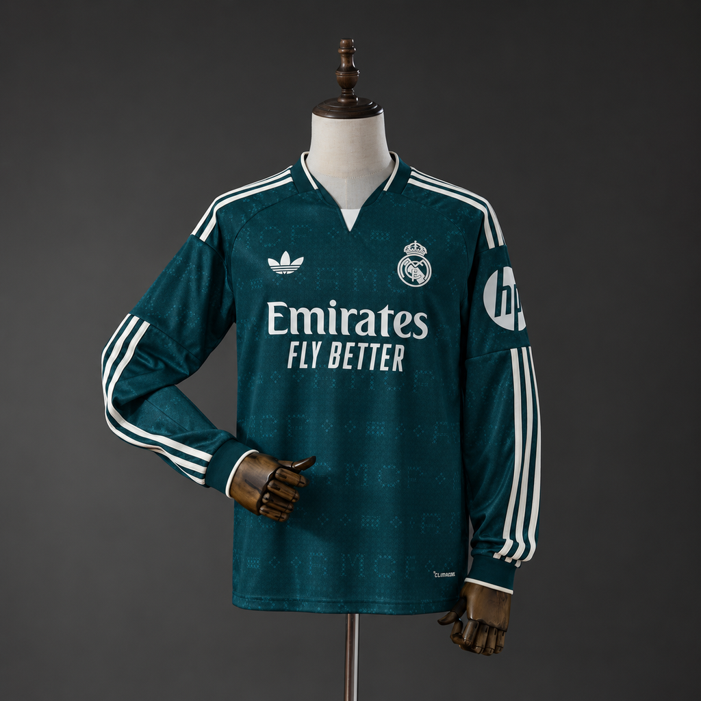 26/27 Real Madrid Away Jersey (Long Sleeved)