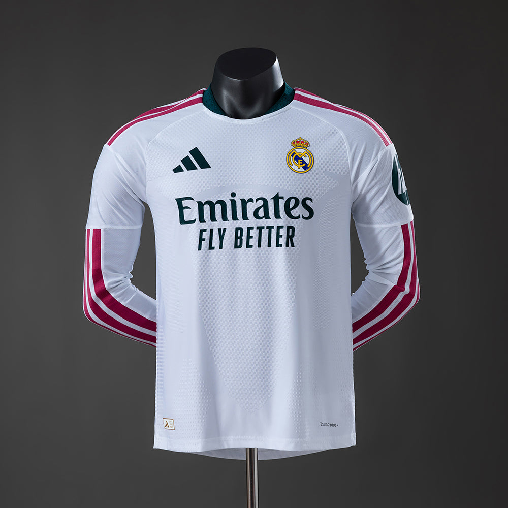 26/27 Real Madrid Home Jersey (Long Sleeved)