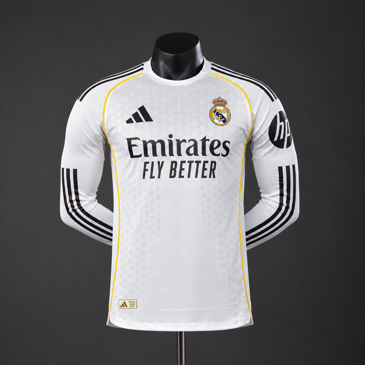 25/26 Real Madrid Home Jersey (Long Sleeved)