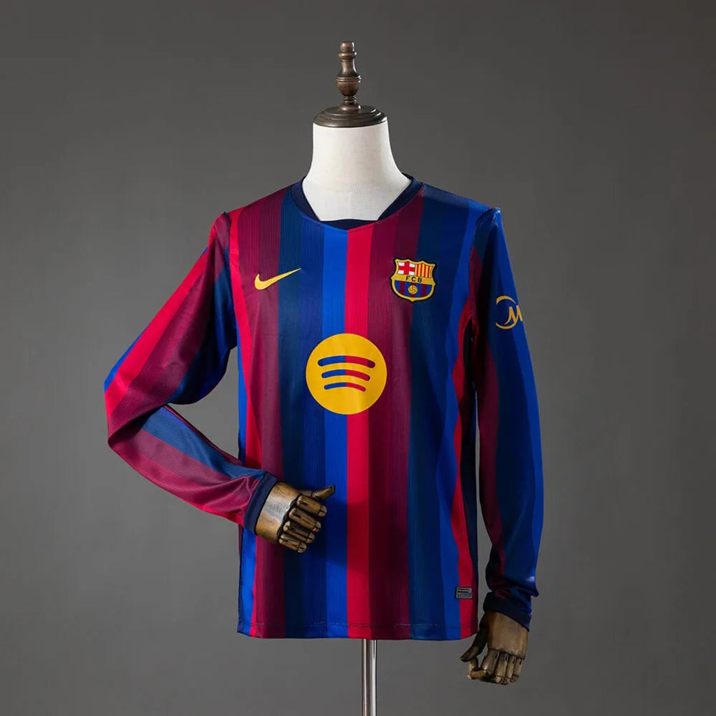 26/27 Barcelona Home Jersey (Long Sleeved)